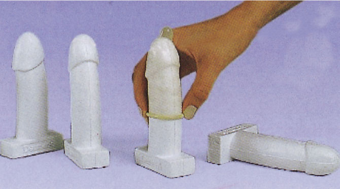 โมเดลอวัยวะเพศชายเพศชายที่สมวัยตัวจริง 12pcs Condom Provided Training Tool